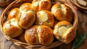 Sage and Onion Dinner Rolls