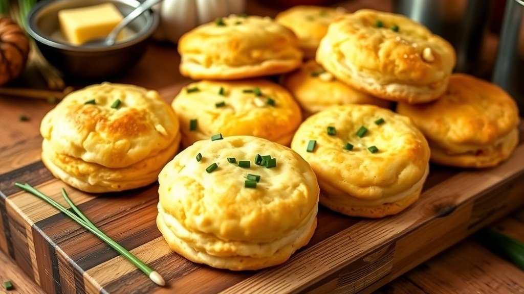 Cheddar Chive Biscuits
