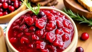 Bourbon Cranberry Sauce