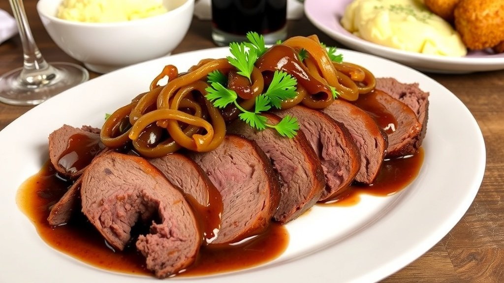 Braised Beef Brisket with Onions