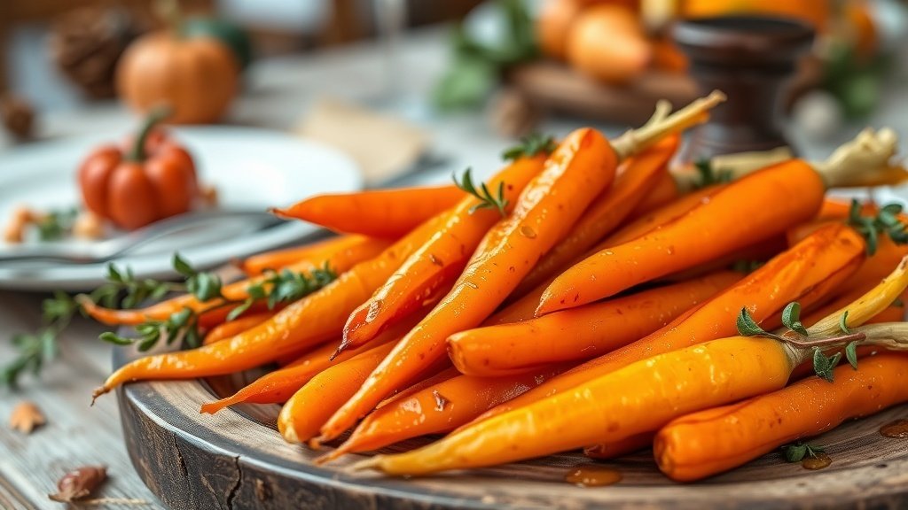 Honey Roasted Carrots with Thyme