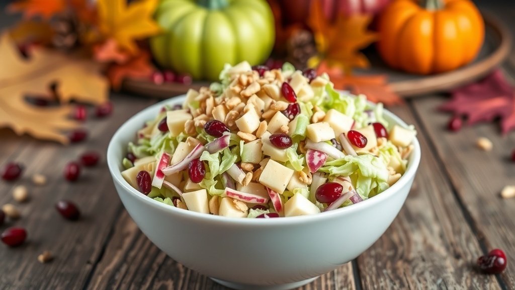Apple and Cranberry Coleslaw