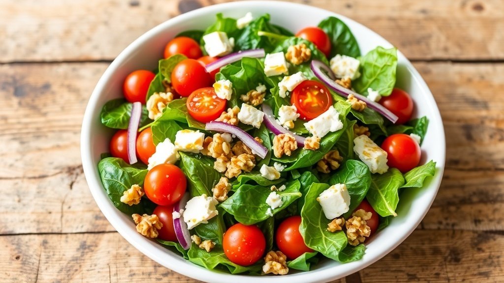 Mixed Greens with Maple Dijon Dressing