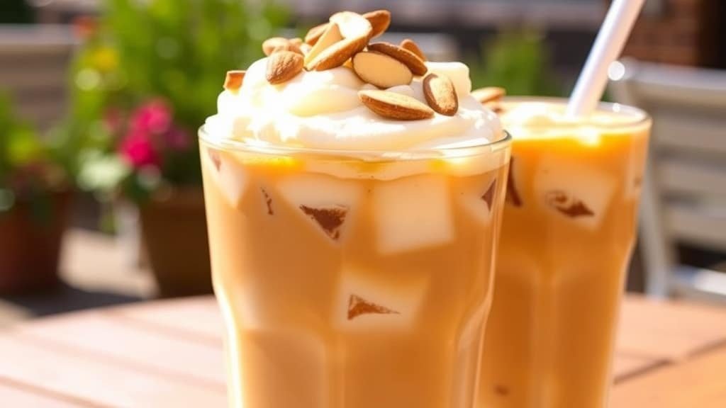 Almond Cream Dream Iced Coffee