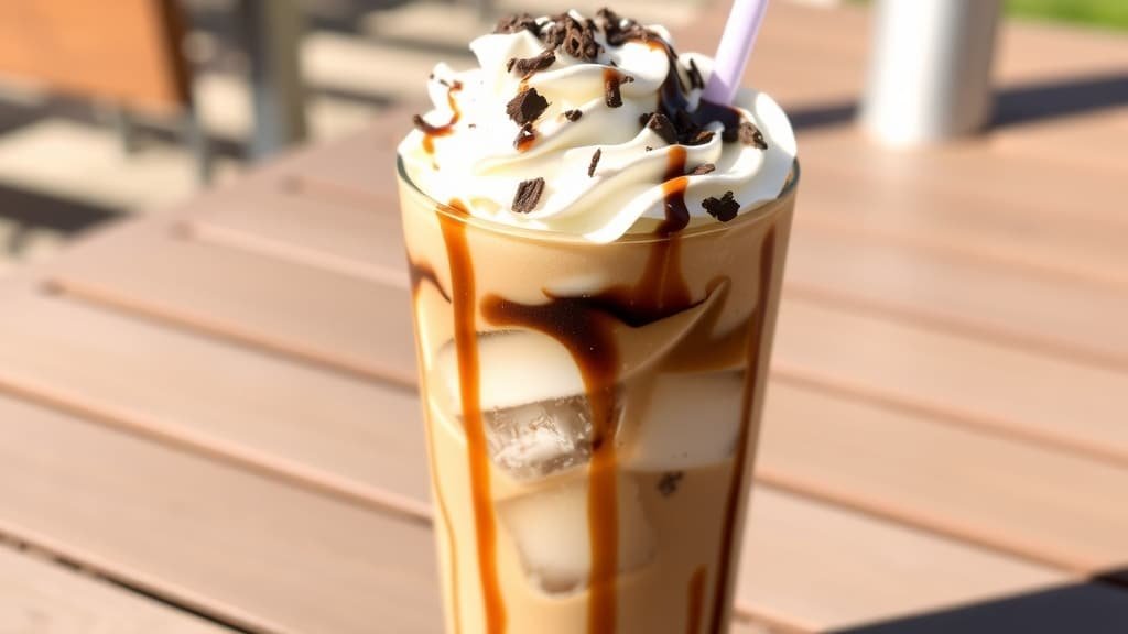Hazelnut Mocha Chip Iced Coffee