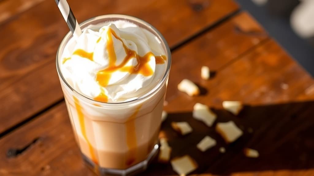 Coconut Cream Caramel Iced Coffee