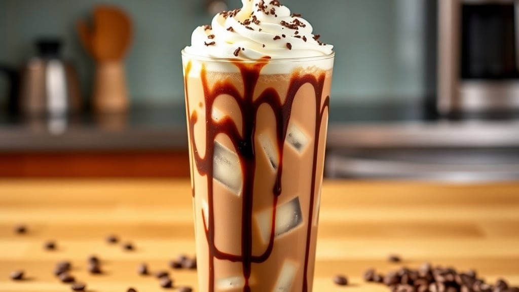Peanut Butter Mocha Latte Iced Coffee