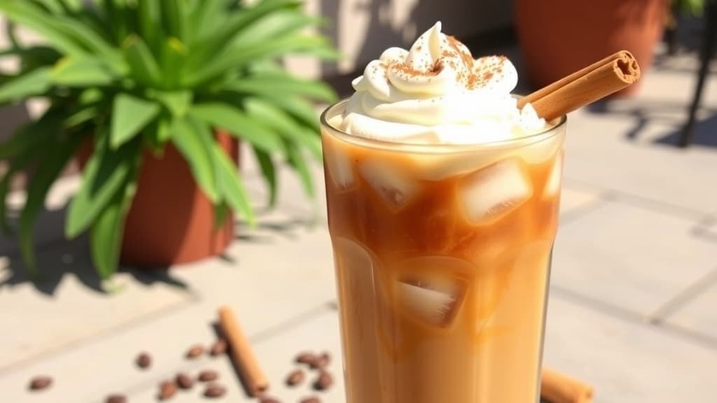 Spiced Vanilla Bean Iced Coffee