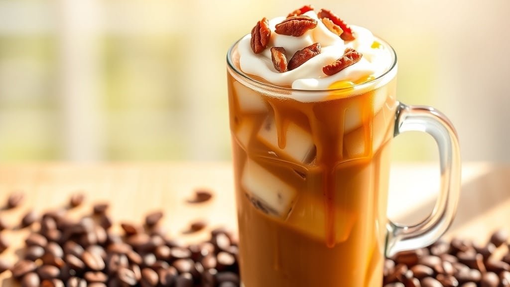 Maple Honey Pecan Iced Coffee