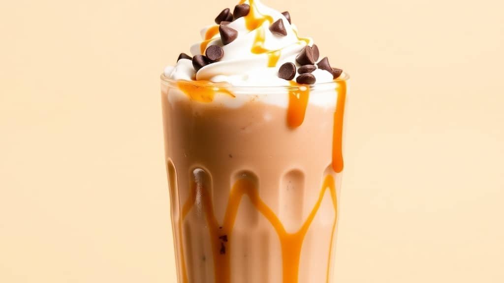 Caramel Mocha Cookie Dough Iced Coffee