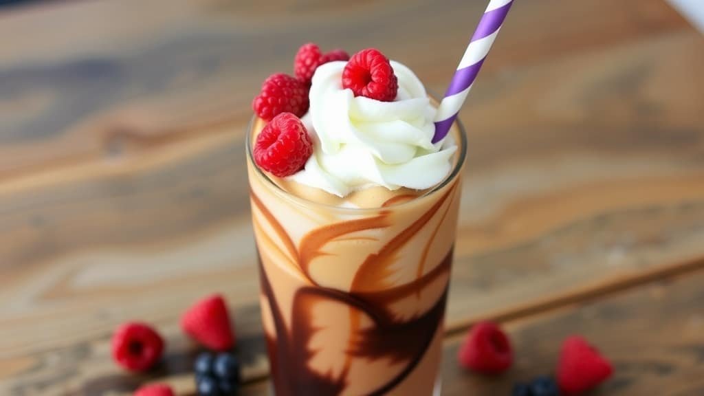 Mocha Berry Swirl Iced Coffee