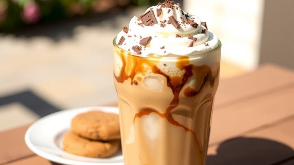 White Chocolate Mocha Cookie Iced Coffee