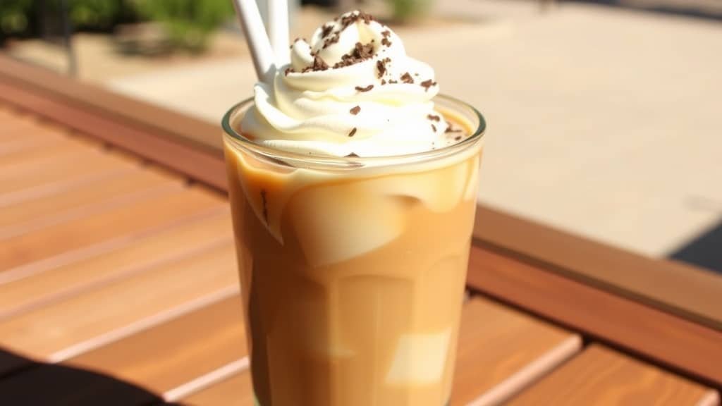 Vanilla Hazelnut Latte Iced Coffee