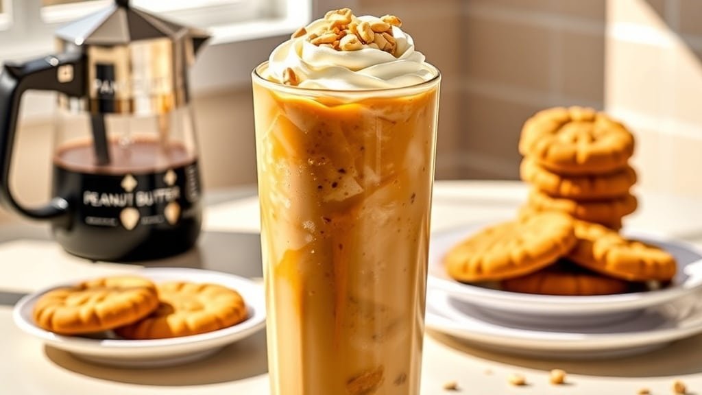 Peanut Butter Cookie Iced Coffee Bliss