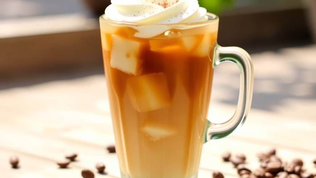 Honey Vanilla Cream Iced Coffee