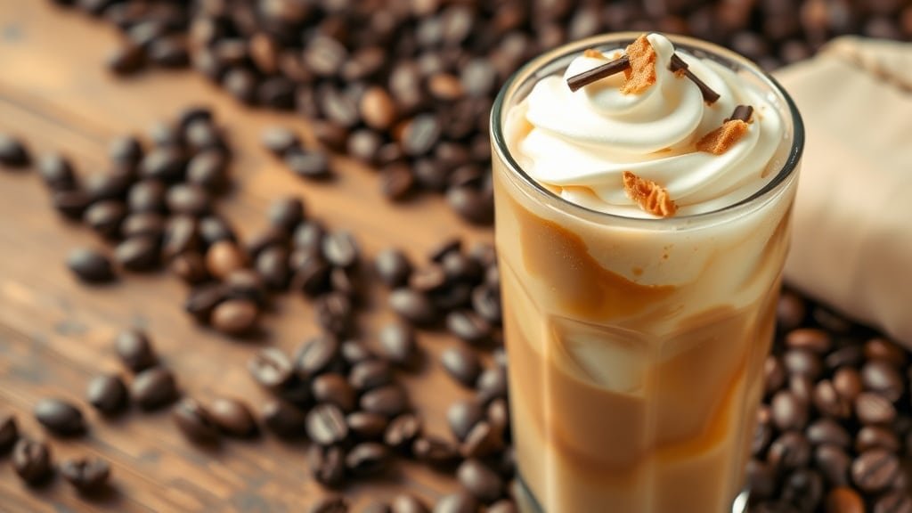 Vanilla Cream Toffee Iced Coffee