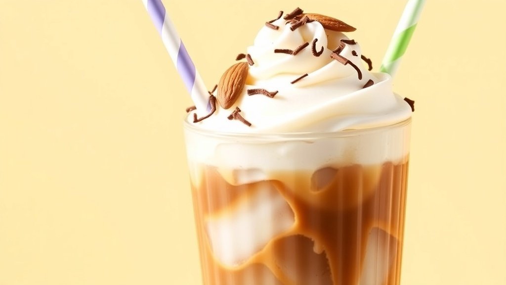 Almond Joy Iced Coffee Indulgence
