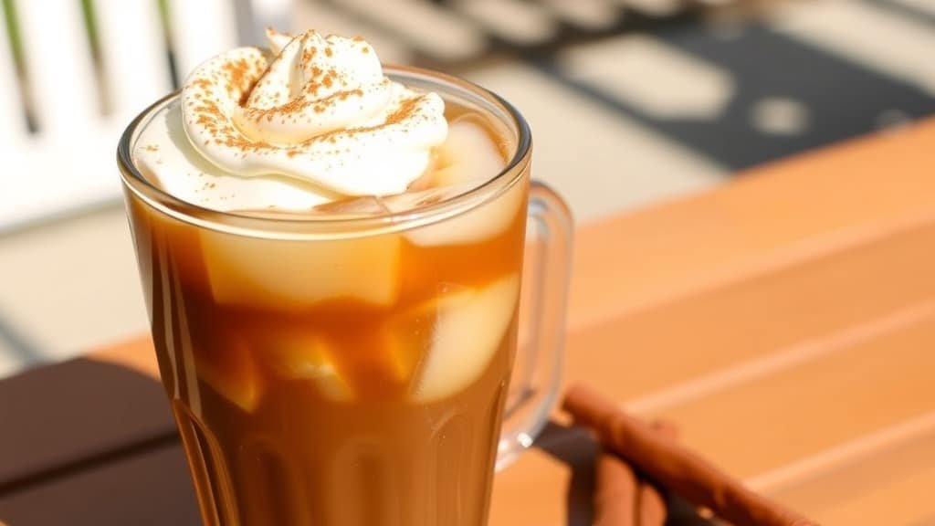 Maple Cinnamon Sugar Iced Coffee