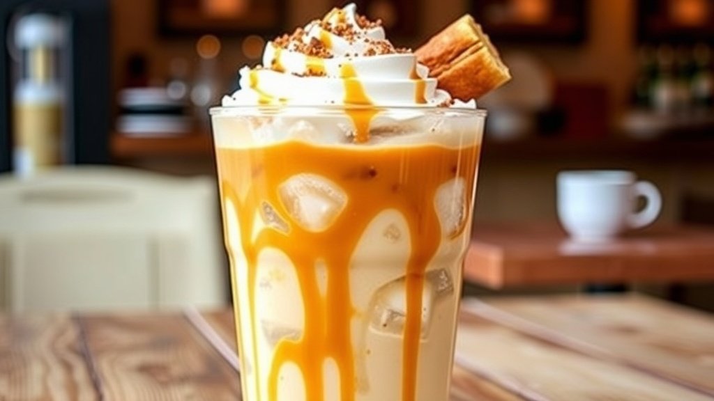 Caramel Cinnamon Bun Iced Coffee