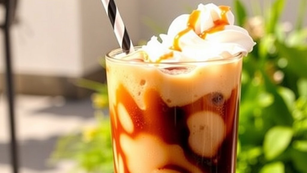 Espresso Caramel Swirl Iced Coffee