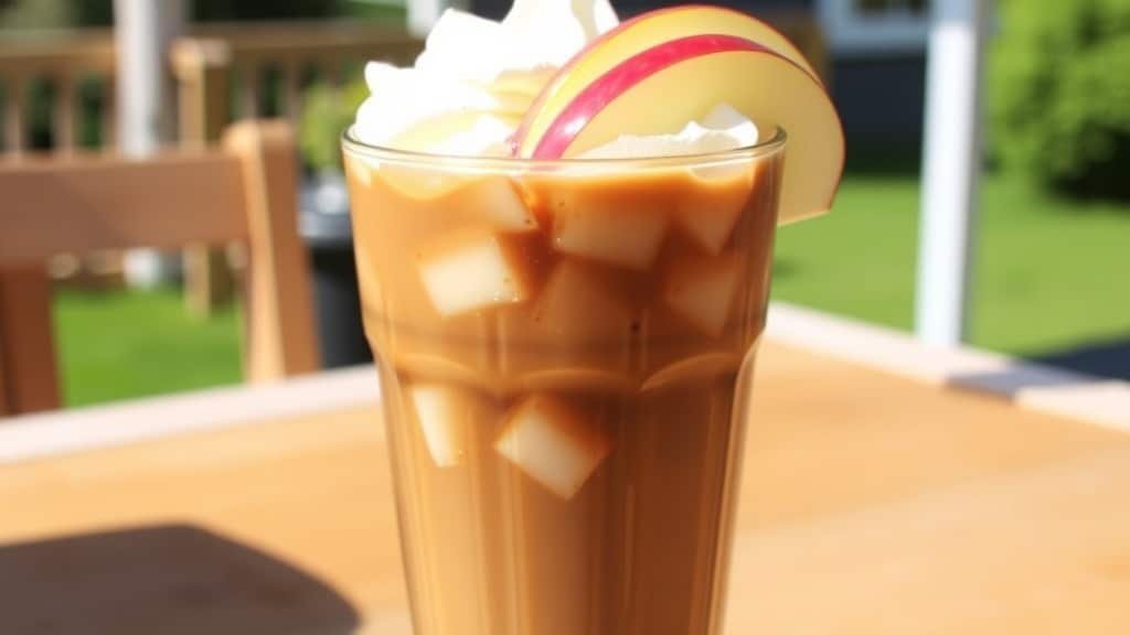 Mocha Cinnamon Apple Iced Coffee