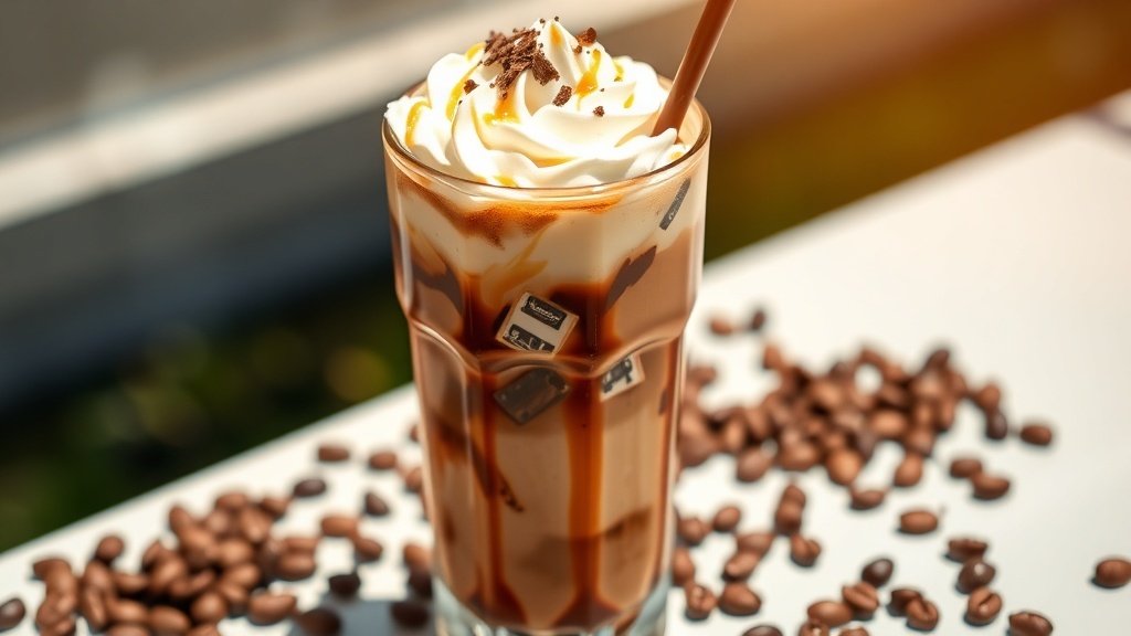 Caramel Mocha Nutella Iced Coffee