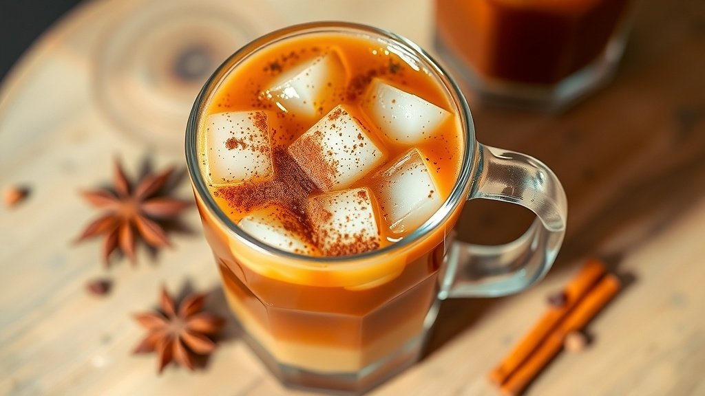 Spiced Maple Chai Iced Coffee