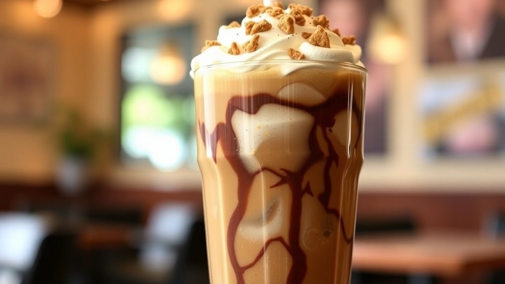 Mocha Ginger Snap Iced Coffee