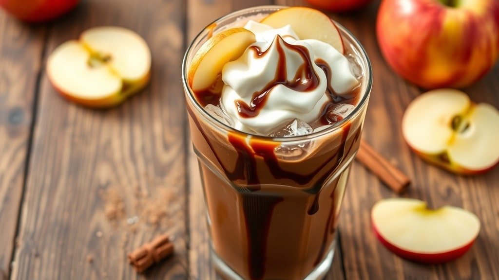 Mocha Apple Pie Iced Coffee