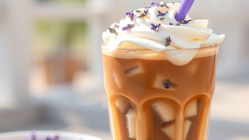 Lavender Mocha Iced Coffee Bliss