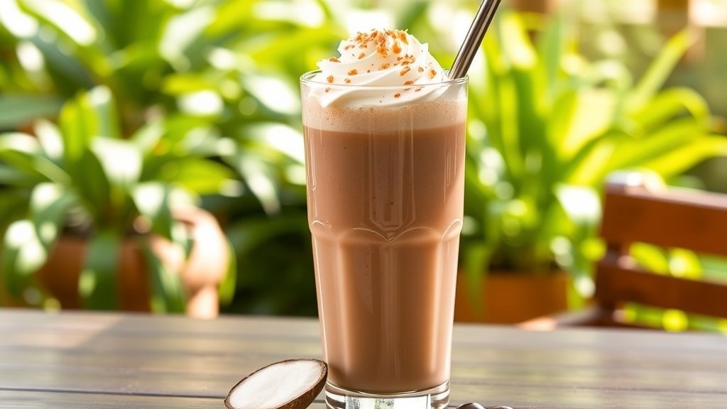 Coconut Ginger Iced Coffee Shake