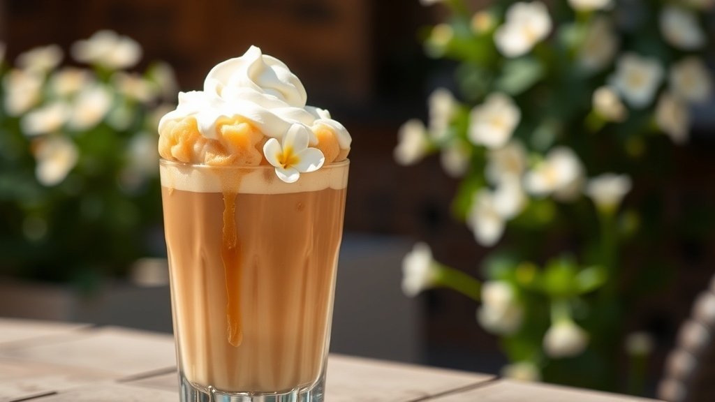 Jasmine Vanilla Iced Coffee Cream