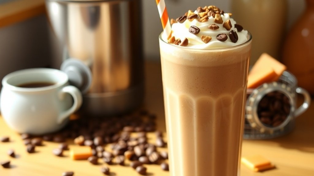Toffee Nut Iced Coffee Smoothie