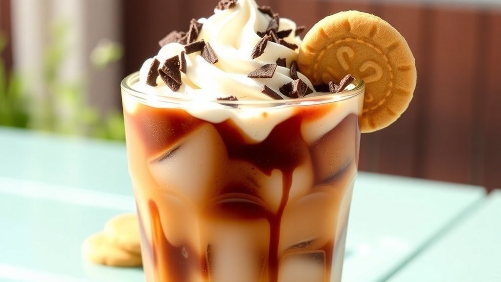 Chocolate Ginger Snap Iced Coffee