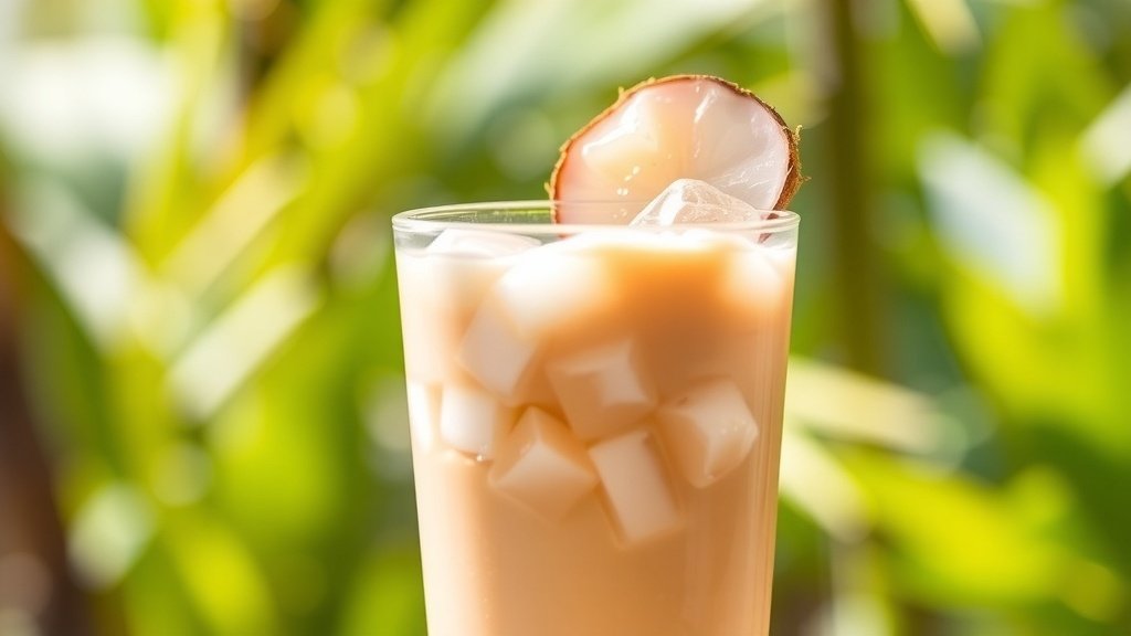 Coconut Lychee Iced Coffee Twist