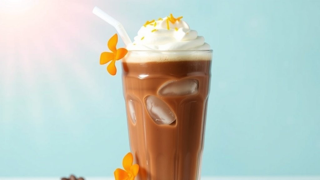Orange Blossom Mocha Iced Coffee