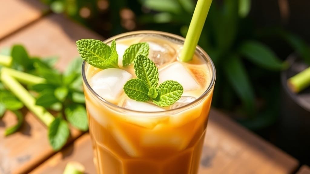 Lemongrass Coconut Iced Coffee