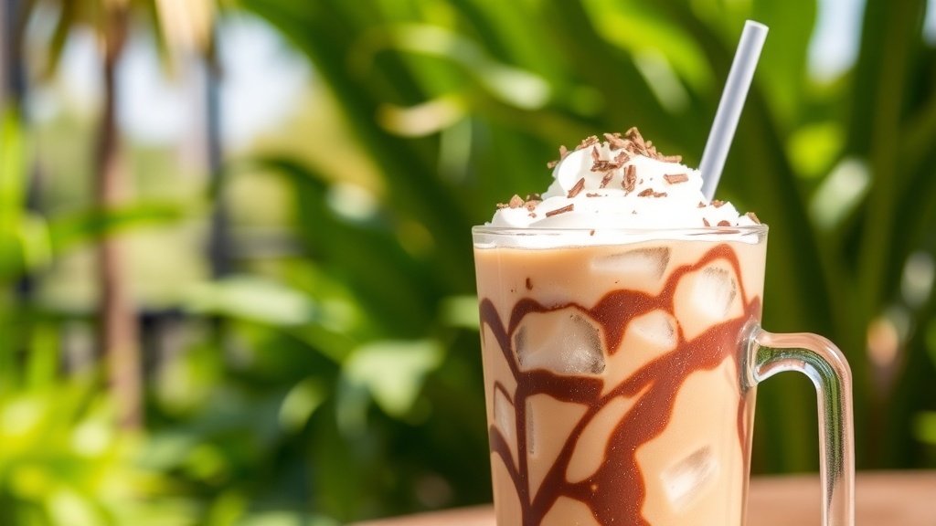 Coconut Almond Mocha Swirl Iced Coffee