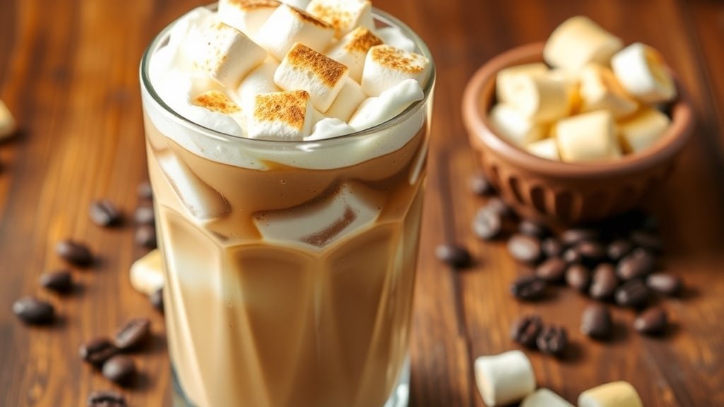 Toasted Marshmallow Latte Iced Coffee