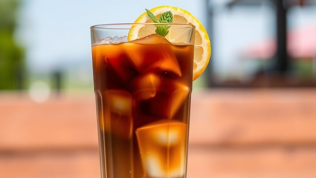 Espresso Lemon Zest Iced Coffee