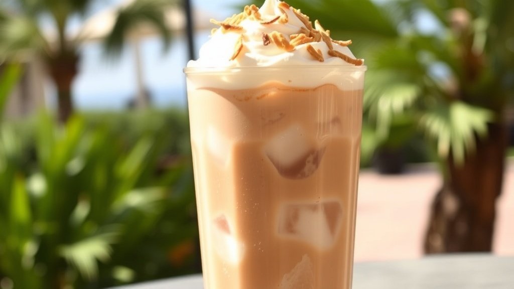 Coconut Espresso Cream Pie Iced Coffee