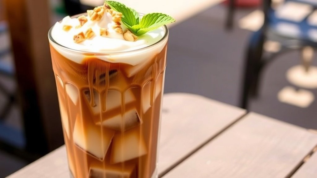 Mocha Maple Walnut Iced Coffee