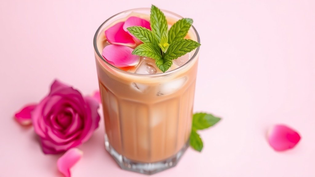 Espresso Rose Honey Iced Coffee