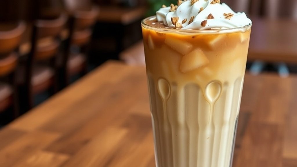 Hazelnut Maple Latte Iced Coffee