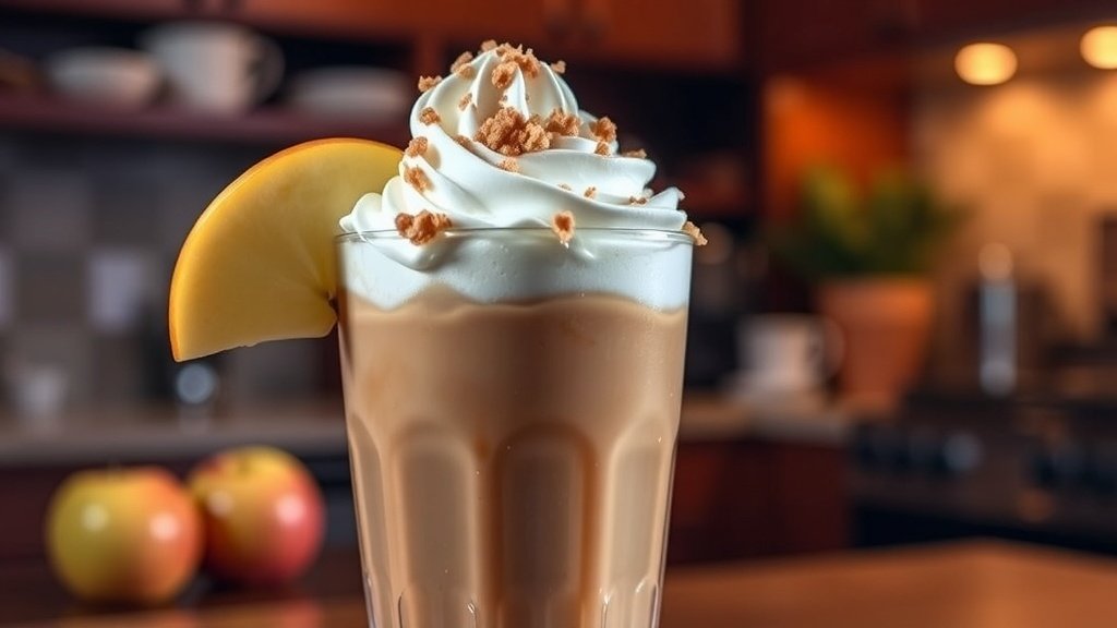 Apple Pie Crumble Iced Coffee