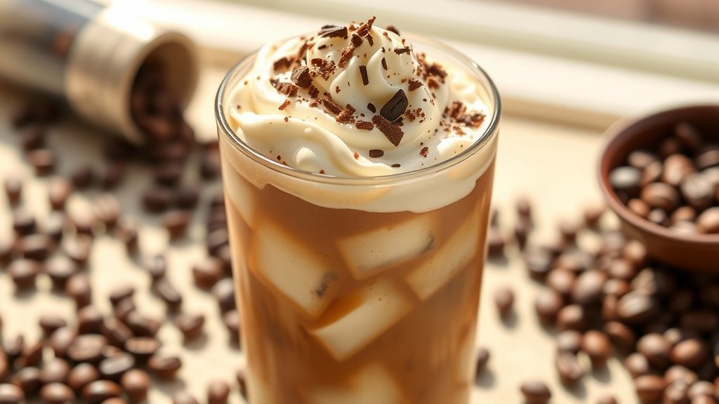Hazelnut Maple Butter Iced Coffee