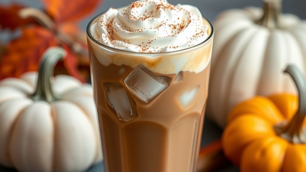 Spiced Pumpkin Mocha Iced Coffee