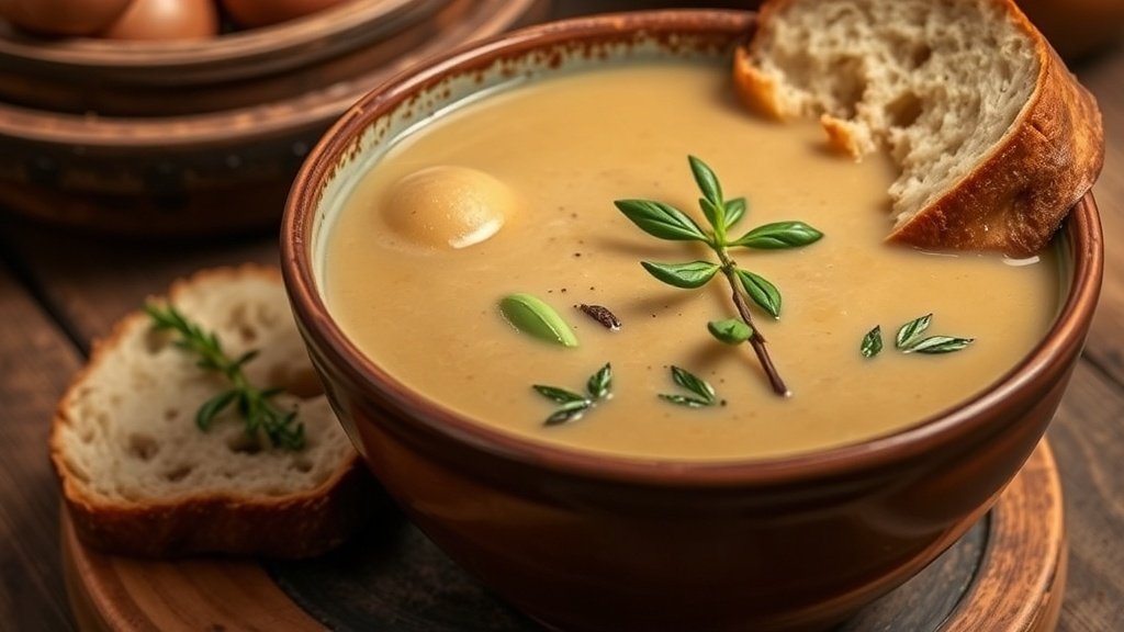 Roasted Chestnut and Thyme Soup