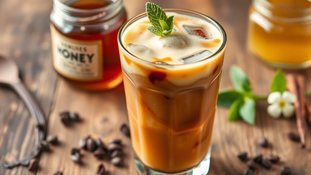 Vanilla Honey Iced Coffee Creamer Style