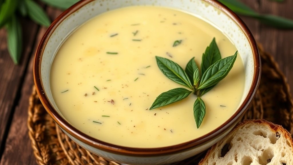 Creamy Parsnip and Sage Soup